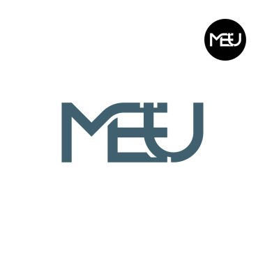 MEU Logo Harfi Monogram Tasarımı