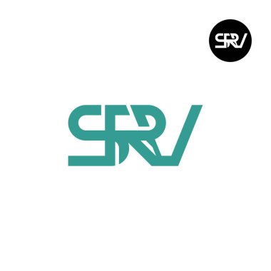 SRV Logo Harfi Monogram Tasarımı