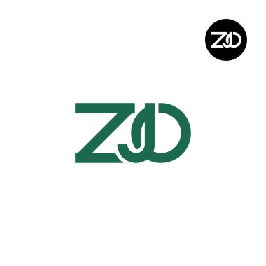 ZJO Logo Harf Monogramı Tasarımı
