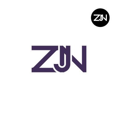 ZJN Logo Harf Monogramı Tasarımı