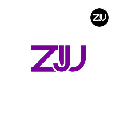 ZJU Logo Harf Monogramı Tasarımı