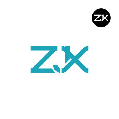 ZJX Logo Harf Monogramı Tasarımı