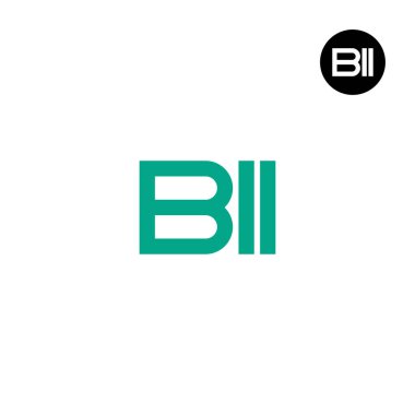 BII Logo Harfi Monogram Tasarımı