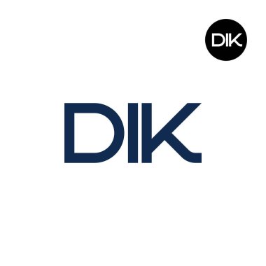 DIK Logo Harfi Monogram Tasarımı