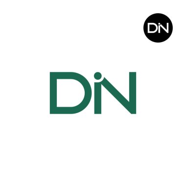 DIN Logo Harfi Monogram Tasarımı