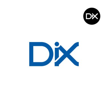 DIX Logo Harfi Monogram Tasarımı