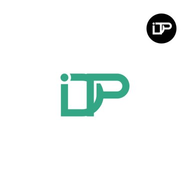 IDP Logo Letter Monogram Design clipart