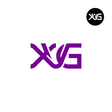 XVG Logo Letter Monogram Design clipart