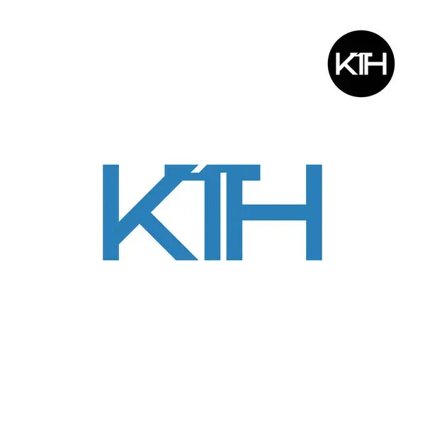 stock vector KTH Logo Letter Monogram Design