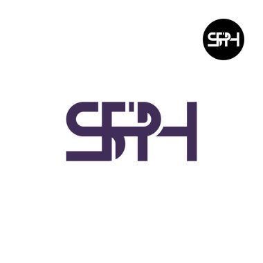 SPH Logo Letter Monogram Design clipart