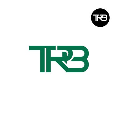 TRB Logo Letter Monogram Design clipart
