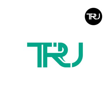 TRU Logo Letter Monogram Design clipart