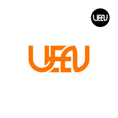 UEN Logo Harfi Monogram Tasarımı