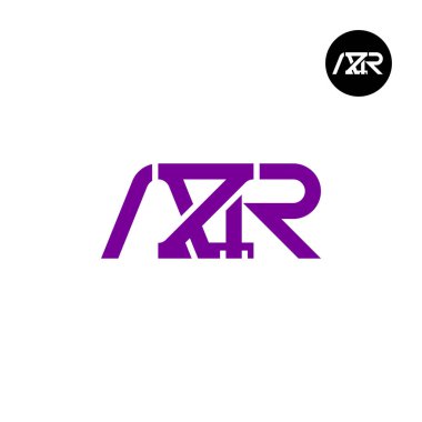 AZR Logo Harfi Monogram Tasarımı