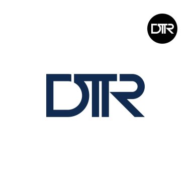 DTR Logo Harfi Monogram Tasarımı