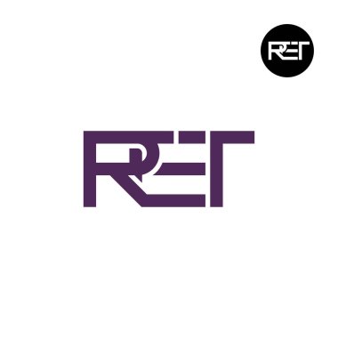 RET Logo Harfi Monogram Tasarımı