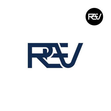 REV Logo Harfi Monogram Tasarımı