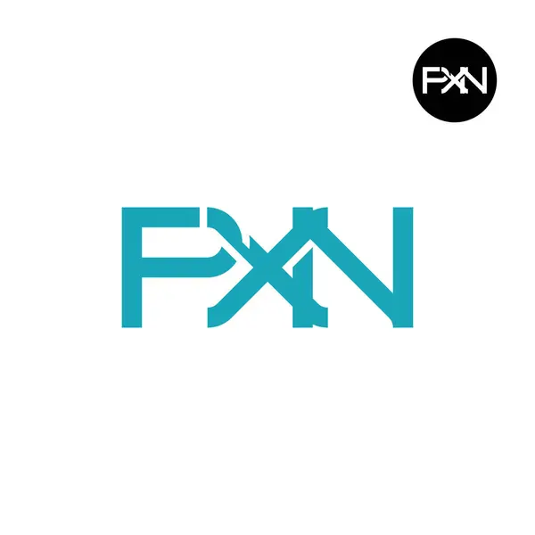 Stock vector PXN Logo Letter Monogram Design