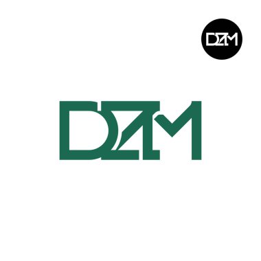 DZM Logo Harf Monogramı Tasarımı