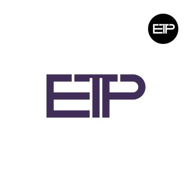 ETP Logo Harfi Monogram Tasarımı