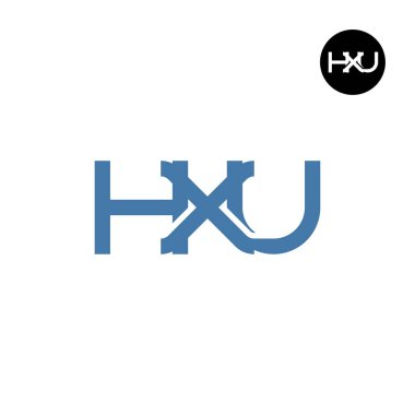 HXU Logo Harf Monogramı Tasarımı