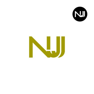NJJ Logo Harf Monogramı Tasarımı