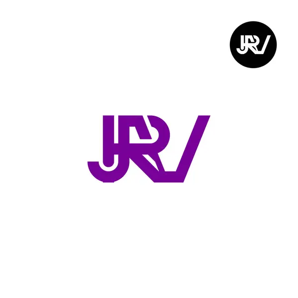 stock vector JRV Logo Letter Monogram Design