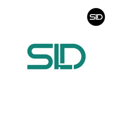 SLD Logo Letter Monogram Design clipart