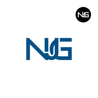 NJG Logo Harfi Monogram Tasarım Baş harfleri
