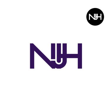 NJH Logo Harfi Monogram Tasarımı