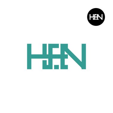 HEN Logo Harfi Monogram Tasarımı