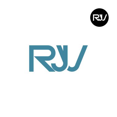 RJV Logo Harfi Monogram Tasarımı