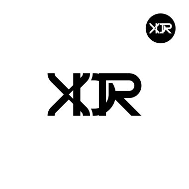 XDR Logo Letter Monogram Design clipart