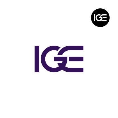 IGE Logo Harfi Monogram Tasarımı