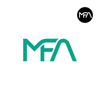 MFA Logo Harfi Monogram Tasarımı