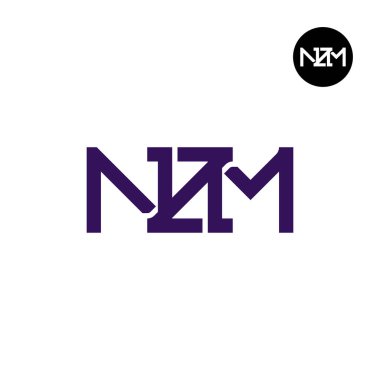 NZM Logo Harfi Monogram Tasarımı