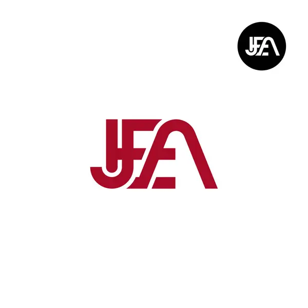 stock vector JEA Logo Letter Monogram Design