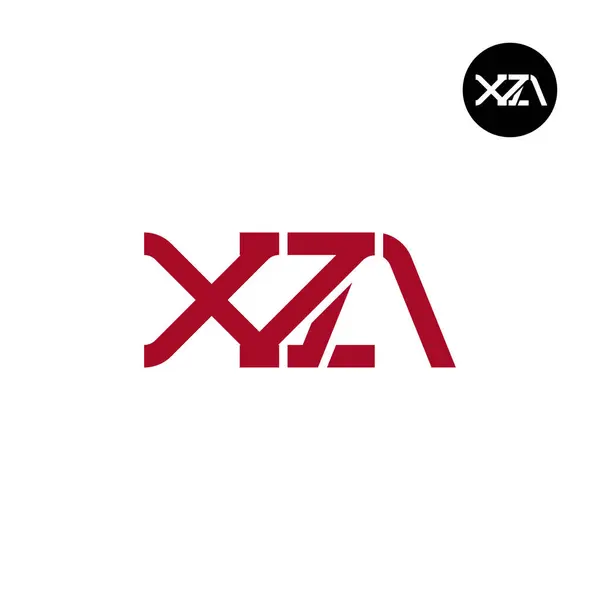 stock vector XZA Logo Letter Monogram Design