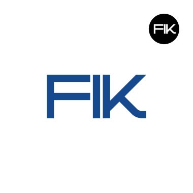 FIK Logo Harfi Monogram Tasarımı