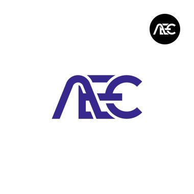 AEC Logo Harfi Monogram Tasarımı