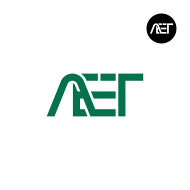 AET Logo Harfi Monogram Tasarımı