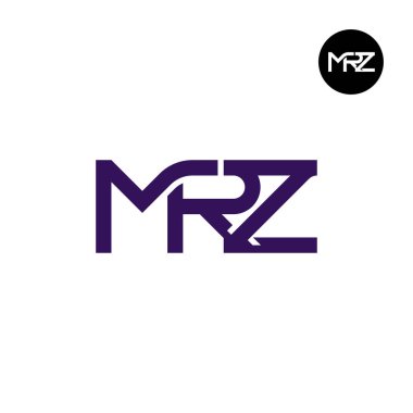 MRZ Logo Harfi Monogram Tasarımı