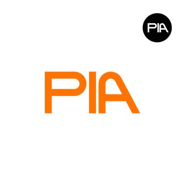 PIA Logo Harf Monogramı Tasarımı