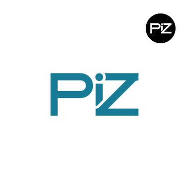 PIZ Logo Harf Monogramı Tasarımı