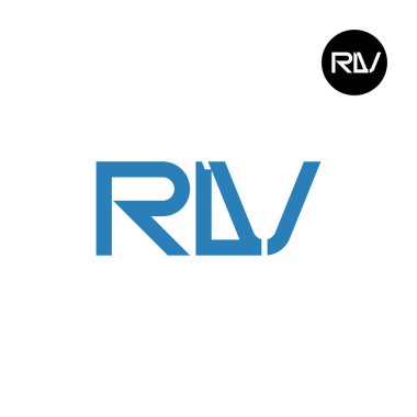 RLV Logo Harfi Monogram Tasarımı