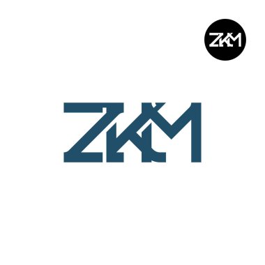 ZKM Logo Harfi Monogram Tasarımı