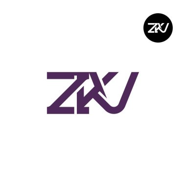 ZKV Logo Harfi Monogram Tasarımı