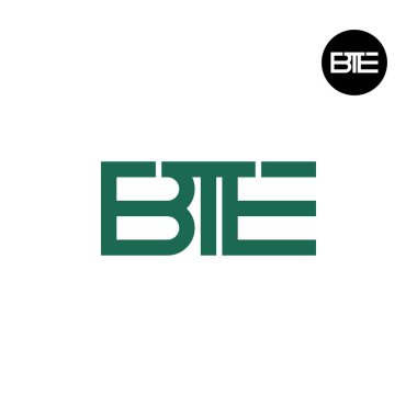 BTE Logo Harfi Monogram Tasarımı