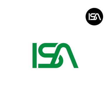 ISA Logo Harfi Monogram Tasarımı