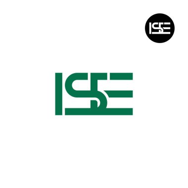 ISE Logo Harfi Monogram Tasarımı